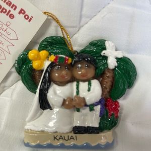 Hawaiian Poi People ornament-Kauai